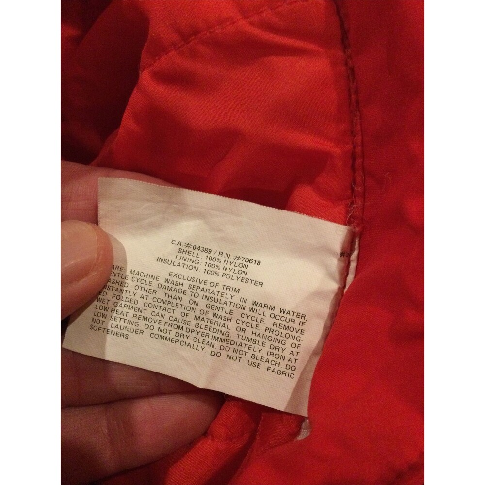 Vintage Sun Ice Mens Sz 38 x 33 Red Insulated Full Side Zip Ski Snowboard Pants - Picture 5 of 10